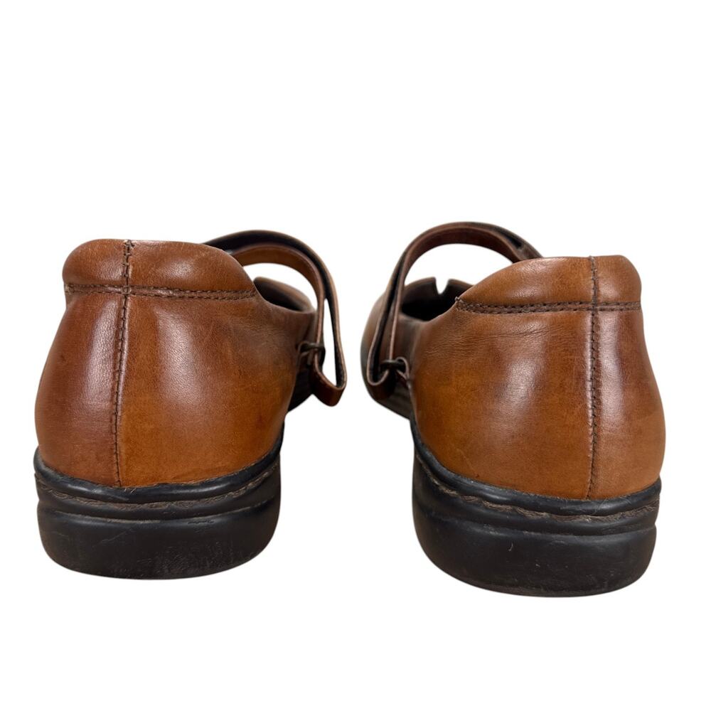 Earth Spirit Womens Size 11 Elliot Leather Mary Jane Flats Brown Comfort Granola - Picture 7 of 12